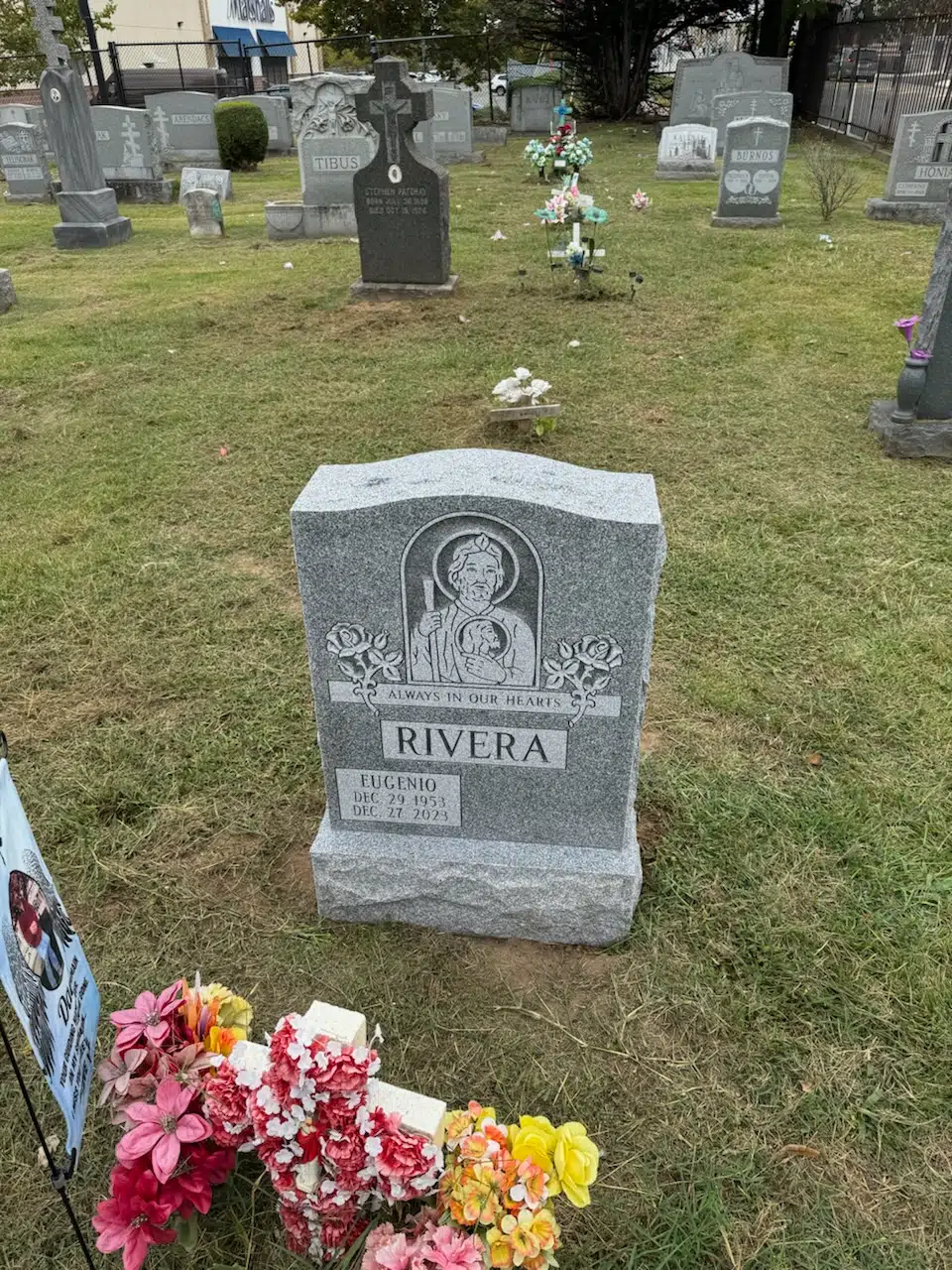 Upright granite headstone by Upright Headstones R Us — image 4