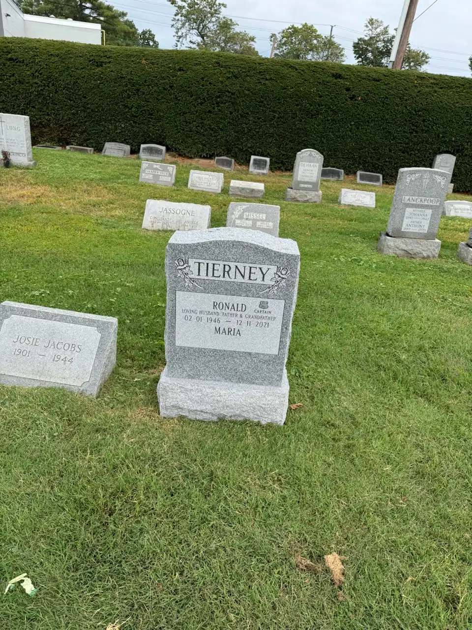 Upright granite headstone by Upright Headstones R Us — image 5