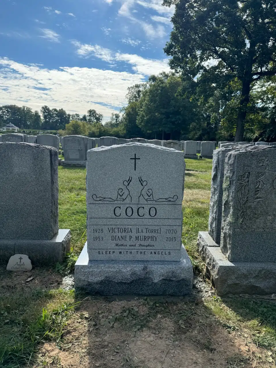 Upright granite headstone by Upright Headstones R Us — image 6