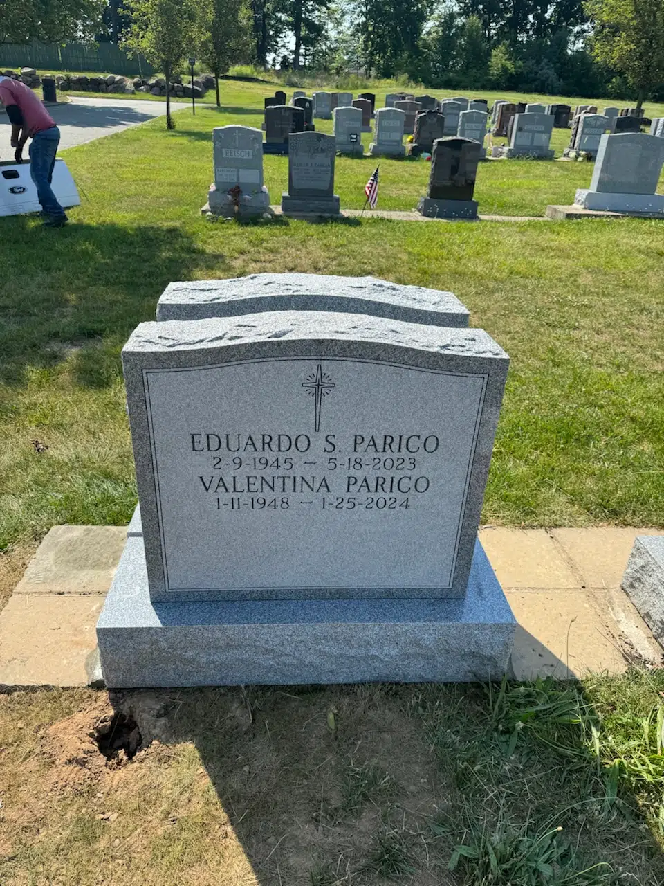 Upright granite headstone by Upright Headstones R Us — image 3